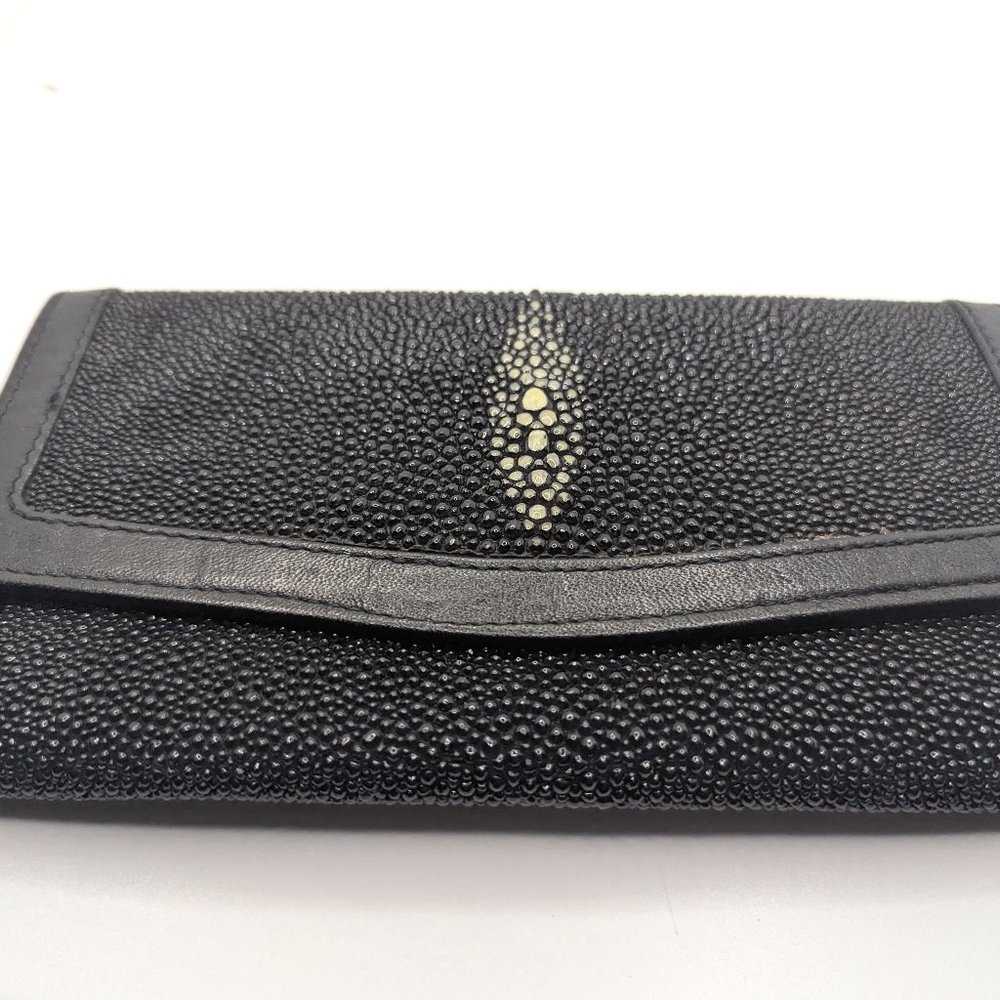 Genuine Stingray Leather Wallet Clutch